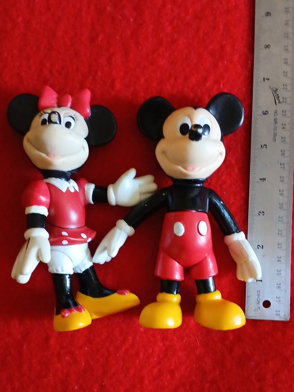 Vintage Mickey and Minnie Mouse